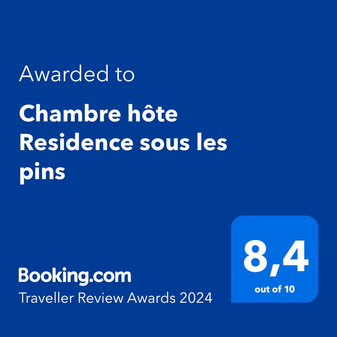 Chambre Hote Chez L'Habitant Residence Sous Les Pins Cassis Exterior foto